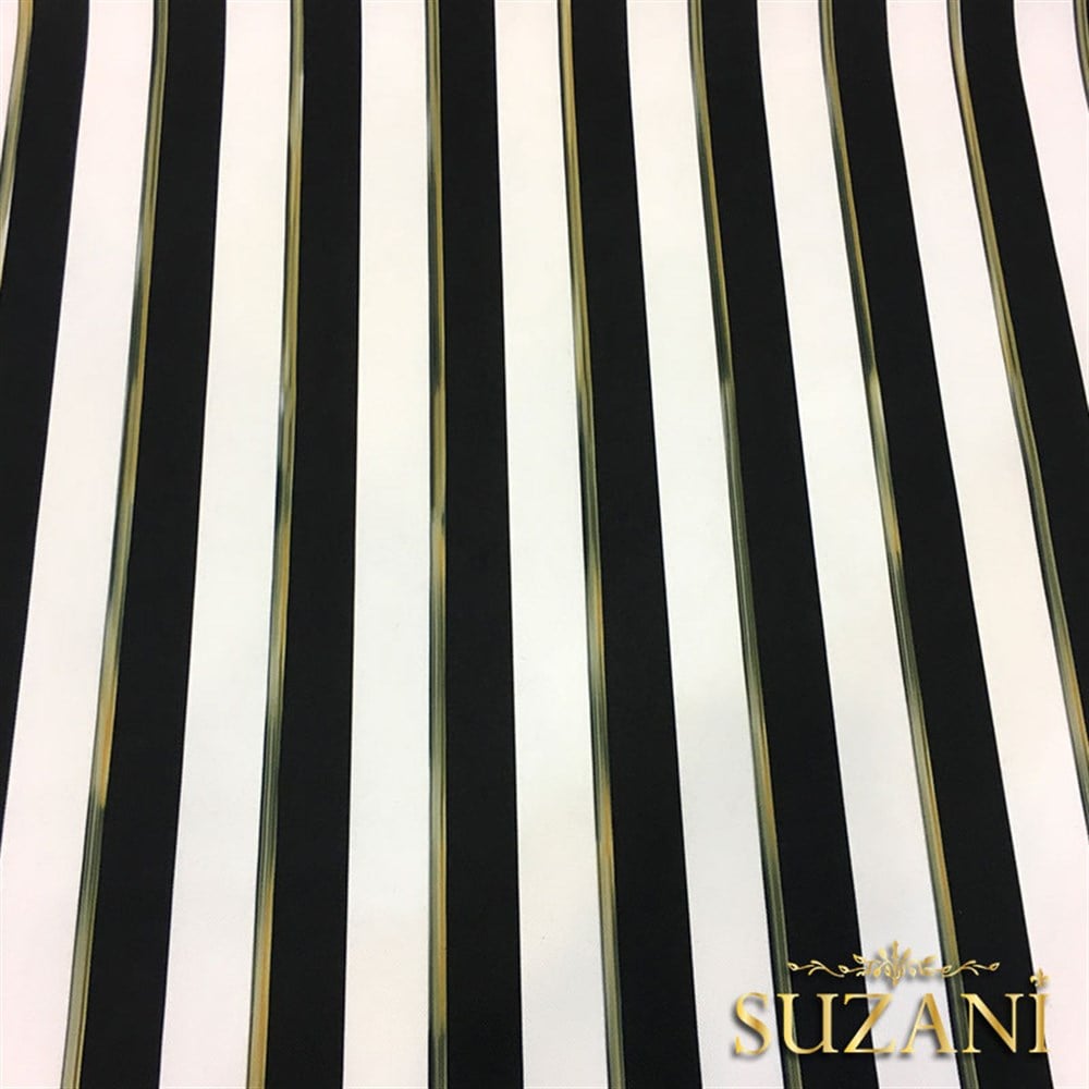 4x4cm Çizgili Yağlıboya Efektli Kumaş