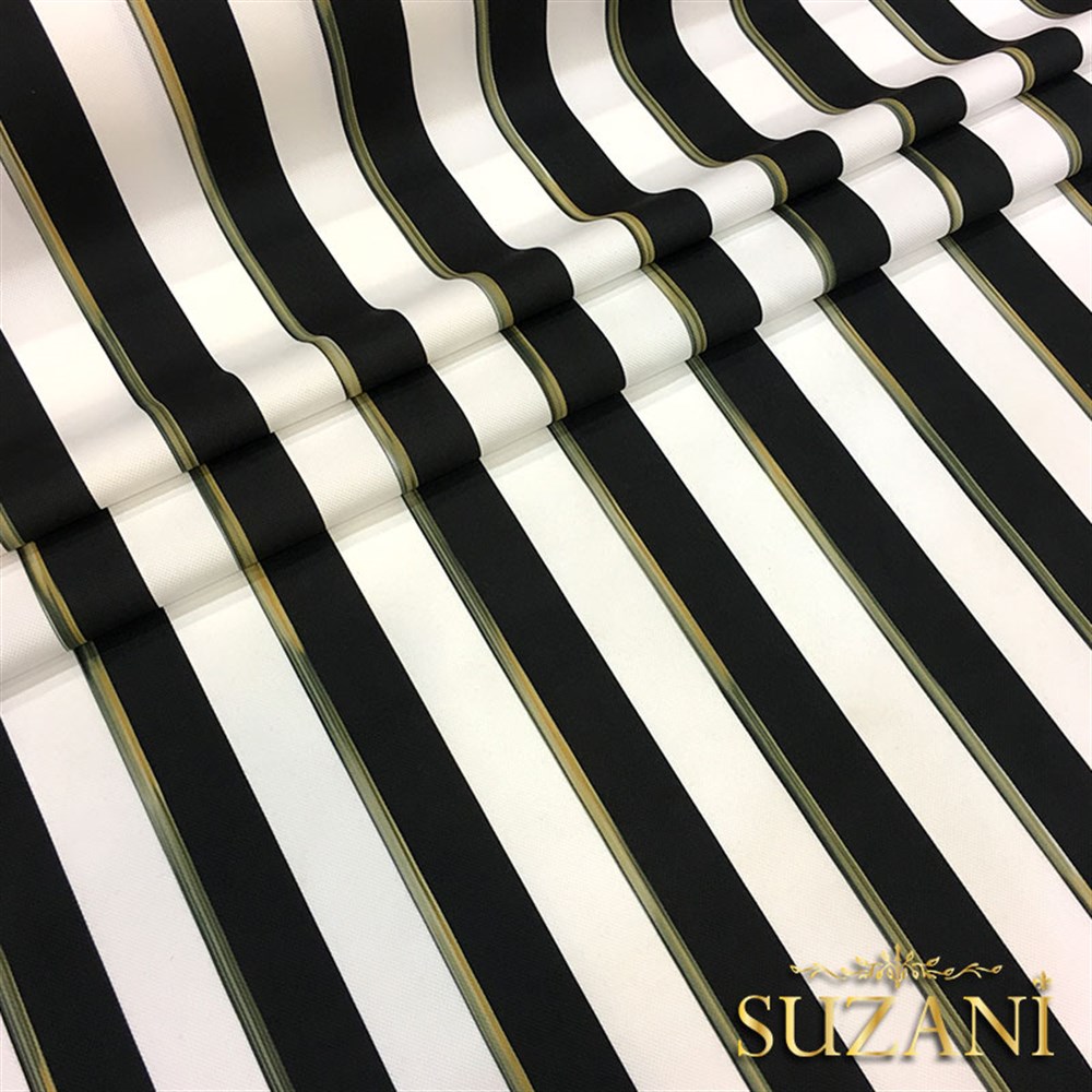 4x4cm Çizgili Yağlıboya Efektli Kumaş