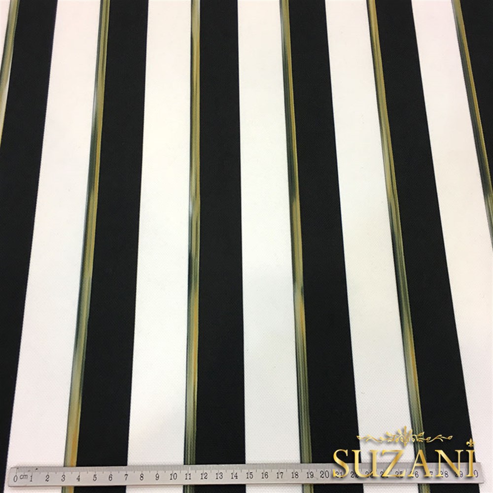 4x4cm Çizgili Yağlıboya Efektli Kumaş