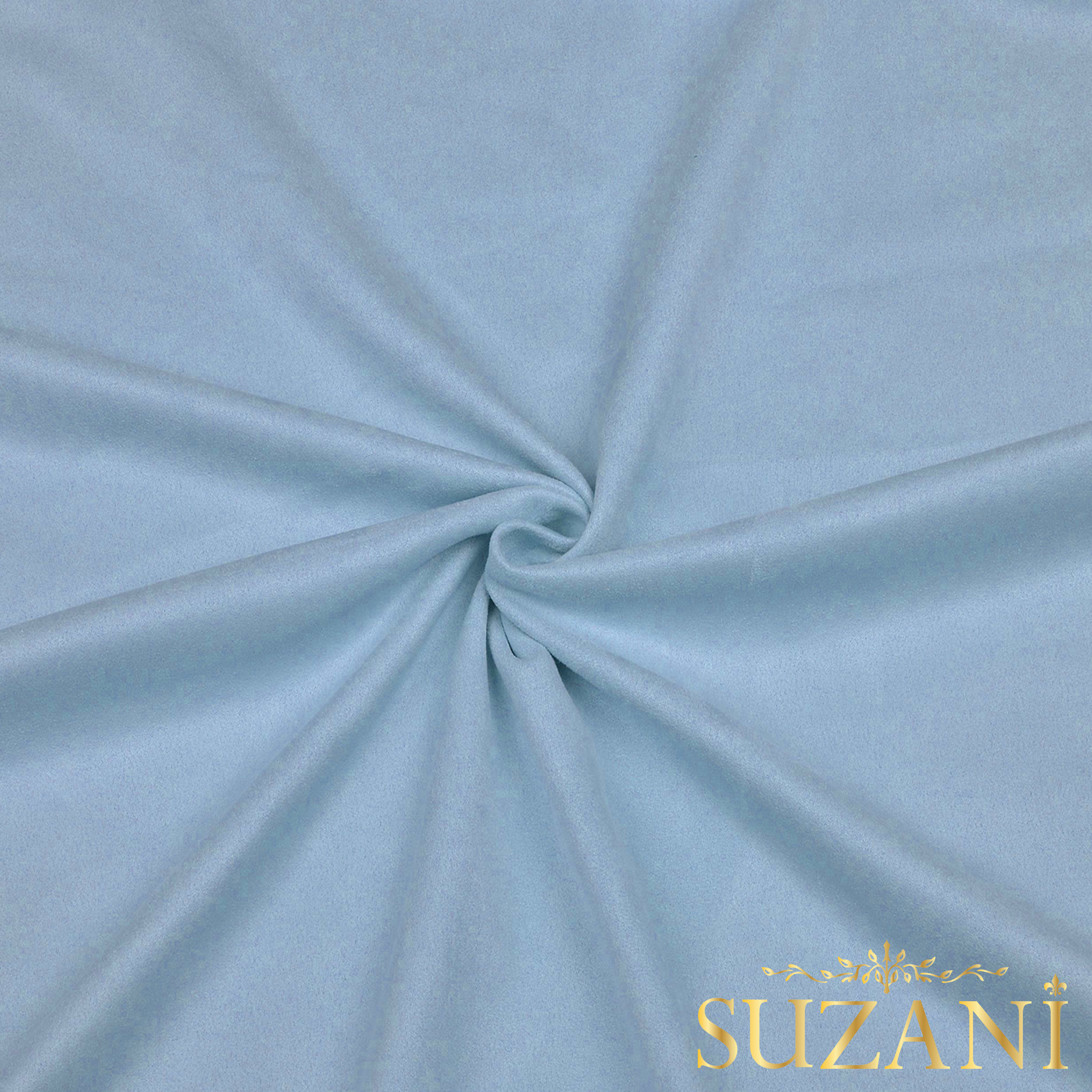 Açık Mavi Süet Kumaş 