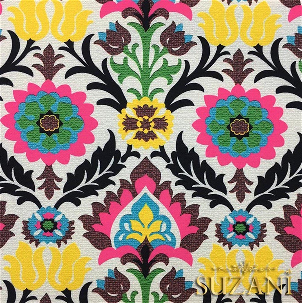 Açık Zemin Üzeri Goblen Desenli Kumaş