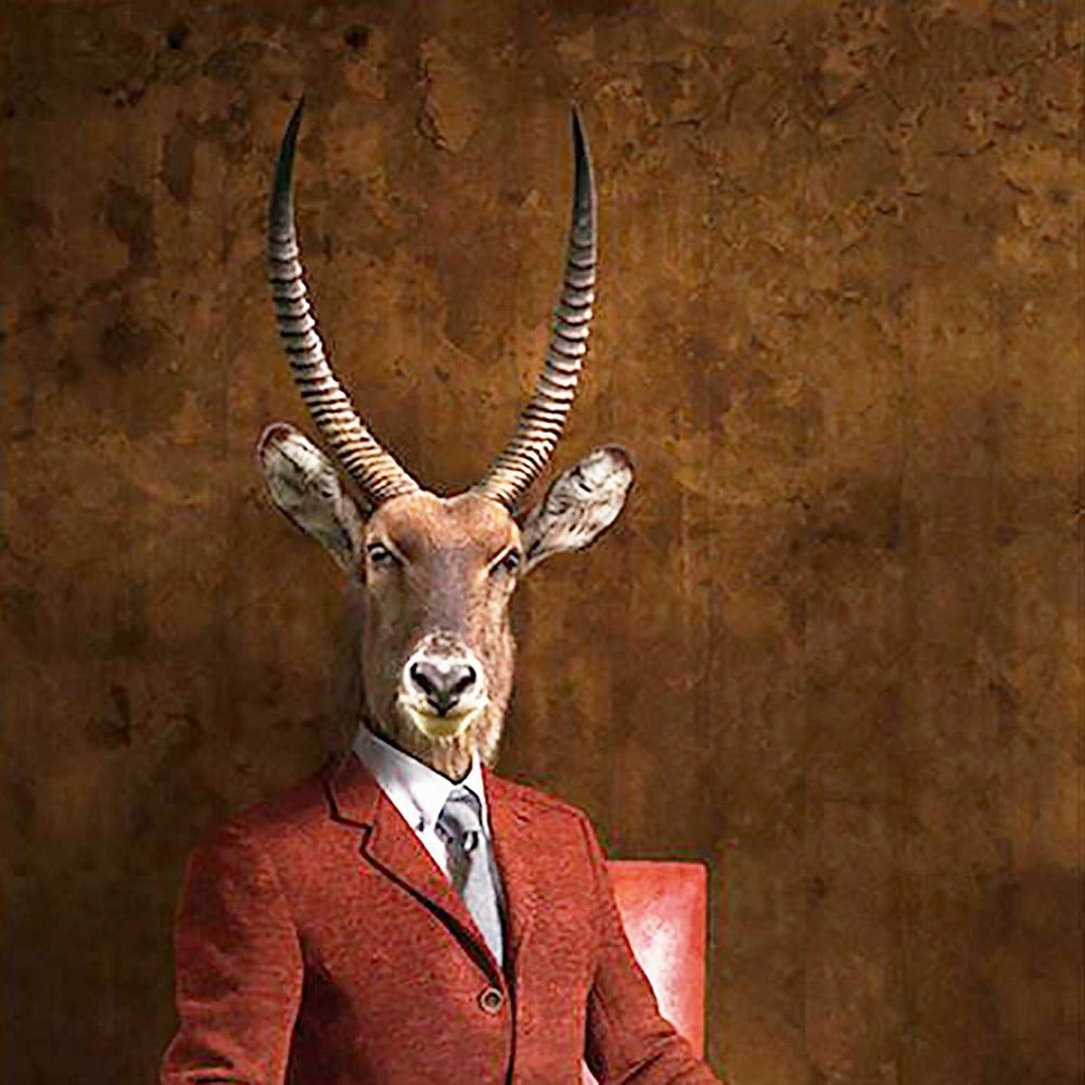 Antilop 70x70cm Pano Baskılı Kumaş