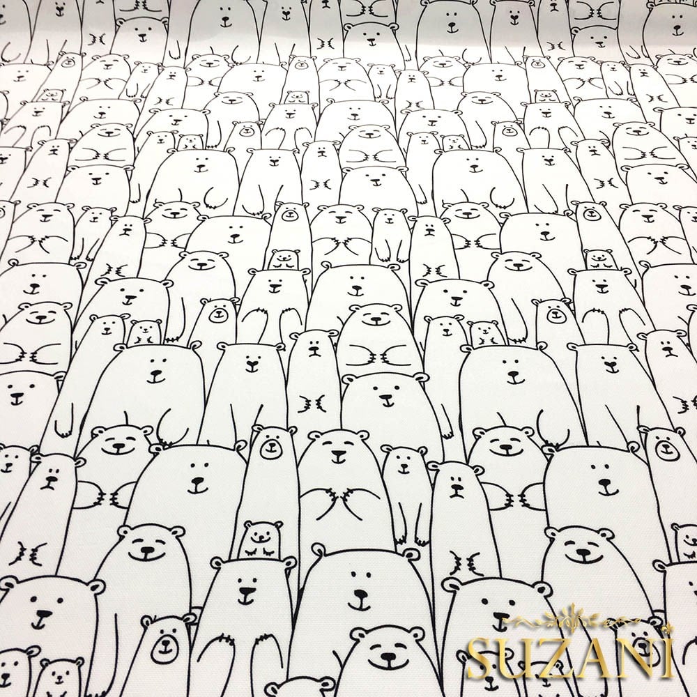 Ayıcıklar Desenli Çocuk Kumaşı