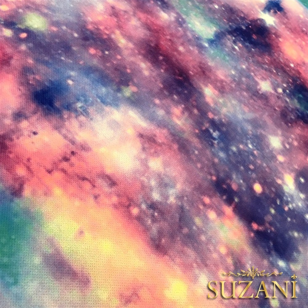 Batik Boya Galaksi Desenli Kumaş