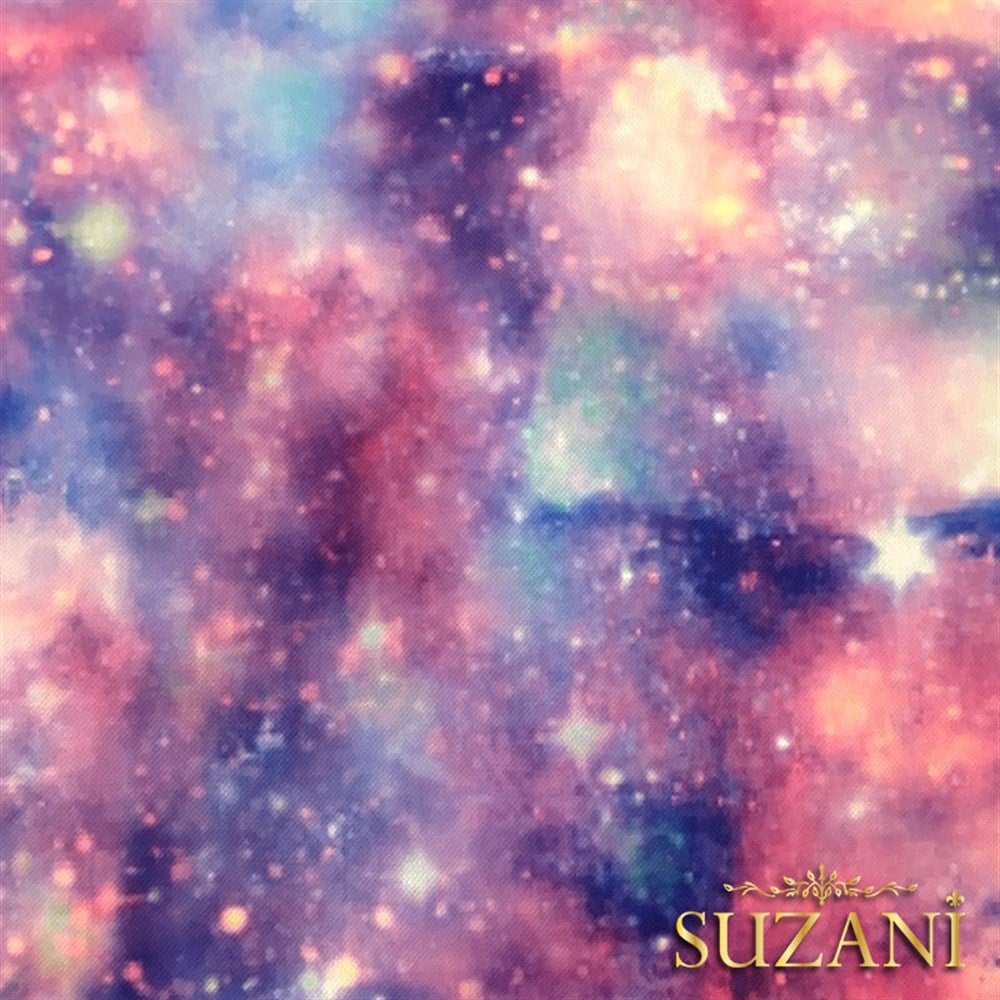 Batik Boya Galaksi Desenli Kumaş