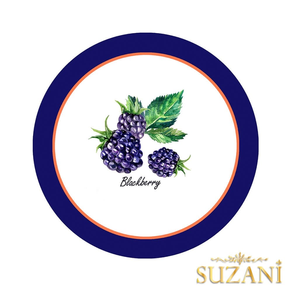 Böğürtlen Desenli 3'lü Supla Kumaşı