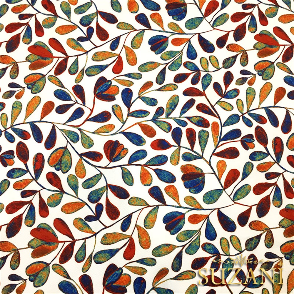 Bordo Lacivert Aşk Merdiveni Desenli Kumaş