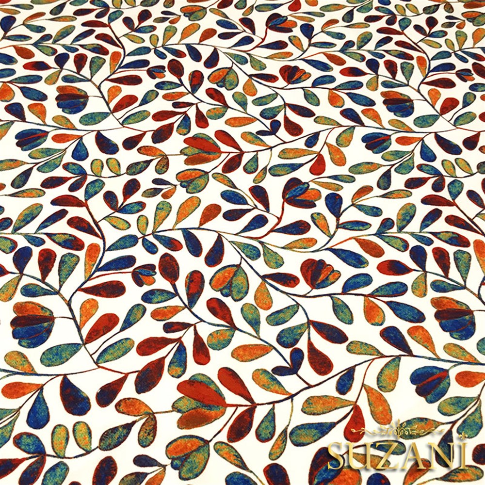 Bordo Lacivert Aşk Merdiveni Desenli Kumaş