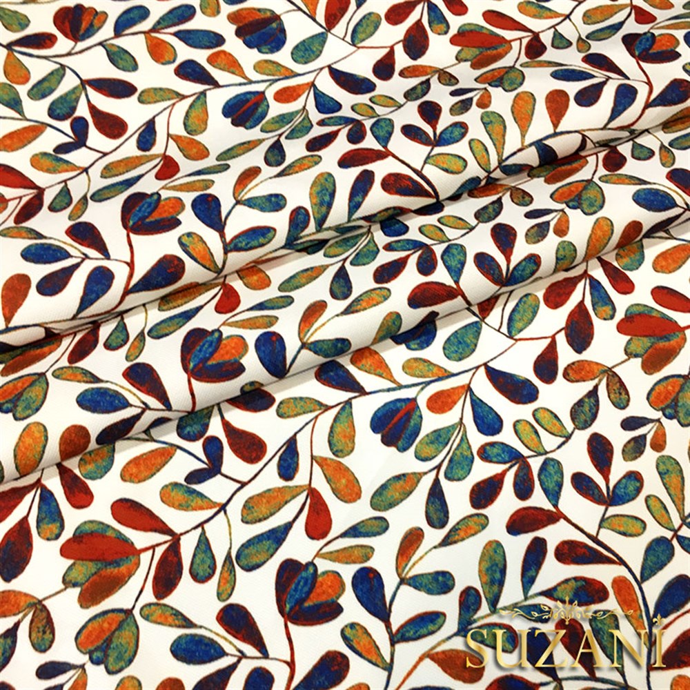 Bordo Lacivert Aşk Merdiveni Desenli Kumaş