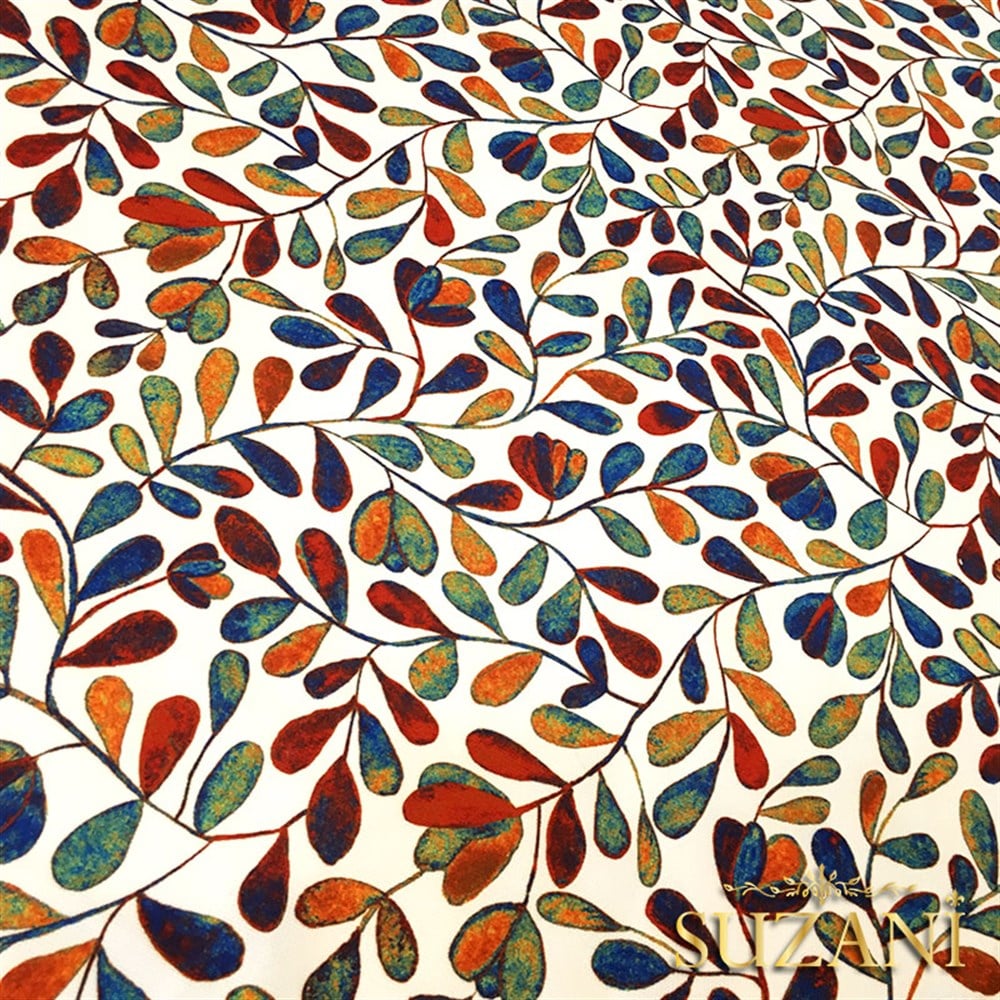 Bordo Lacivert Aşk Merdiveni Desenli Kumaş