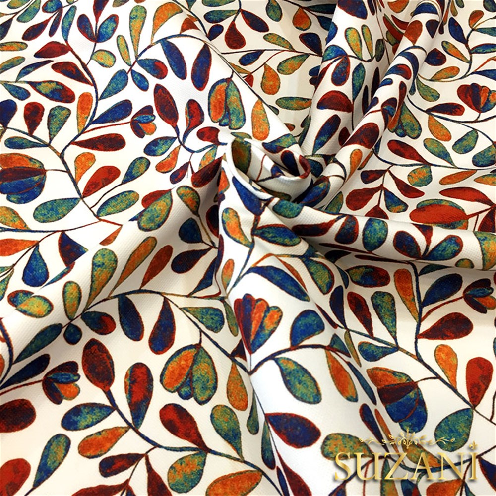 Bordo Lacivert Aşk Merdiveni Desenli Kumaş