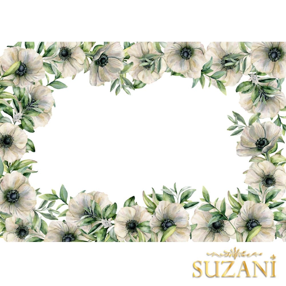 Çiçek Desenli 3'lü Amerikan Servisi Kumaşı