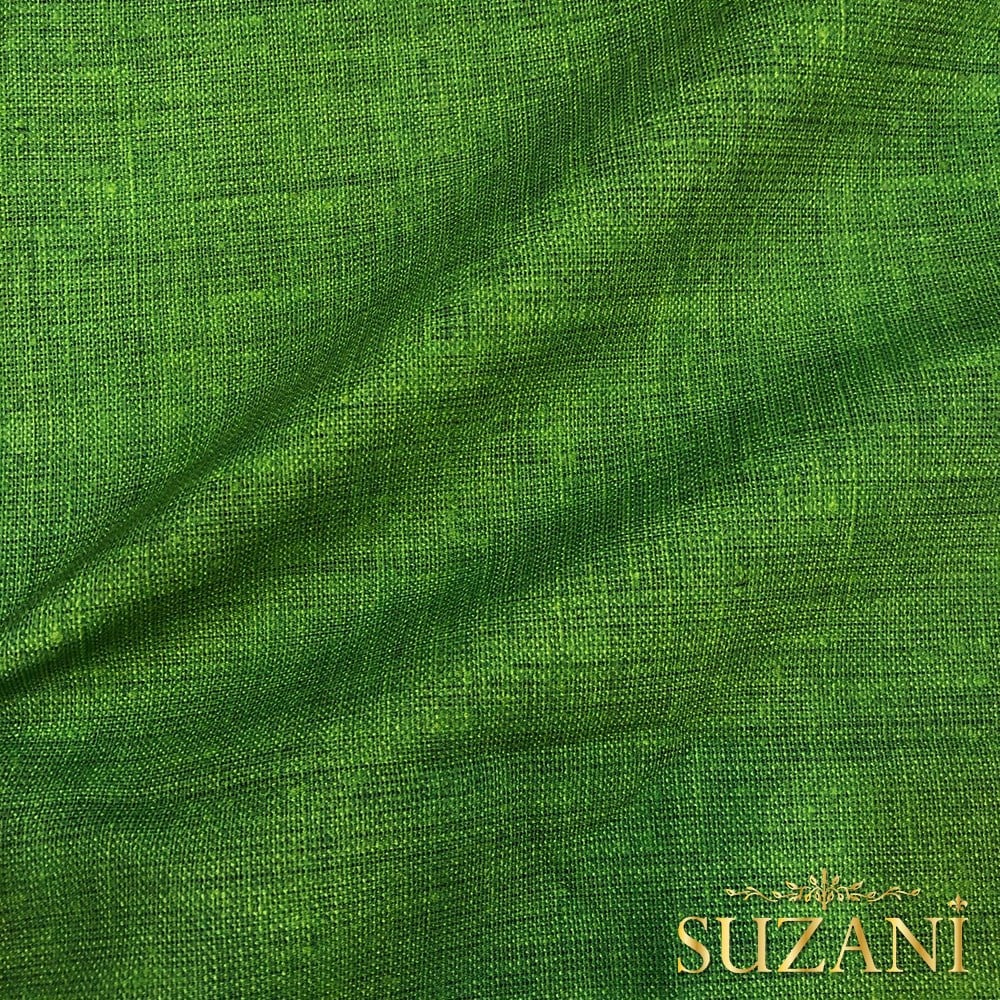 Çimen Keten Görünümlü Dijital Baskılı Kumaş