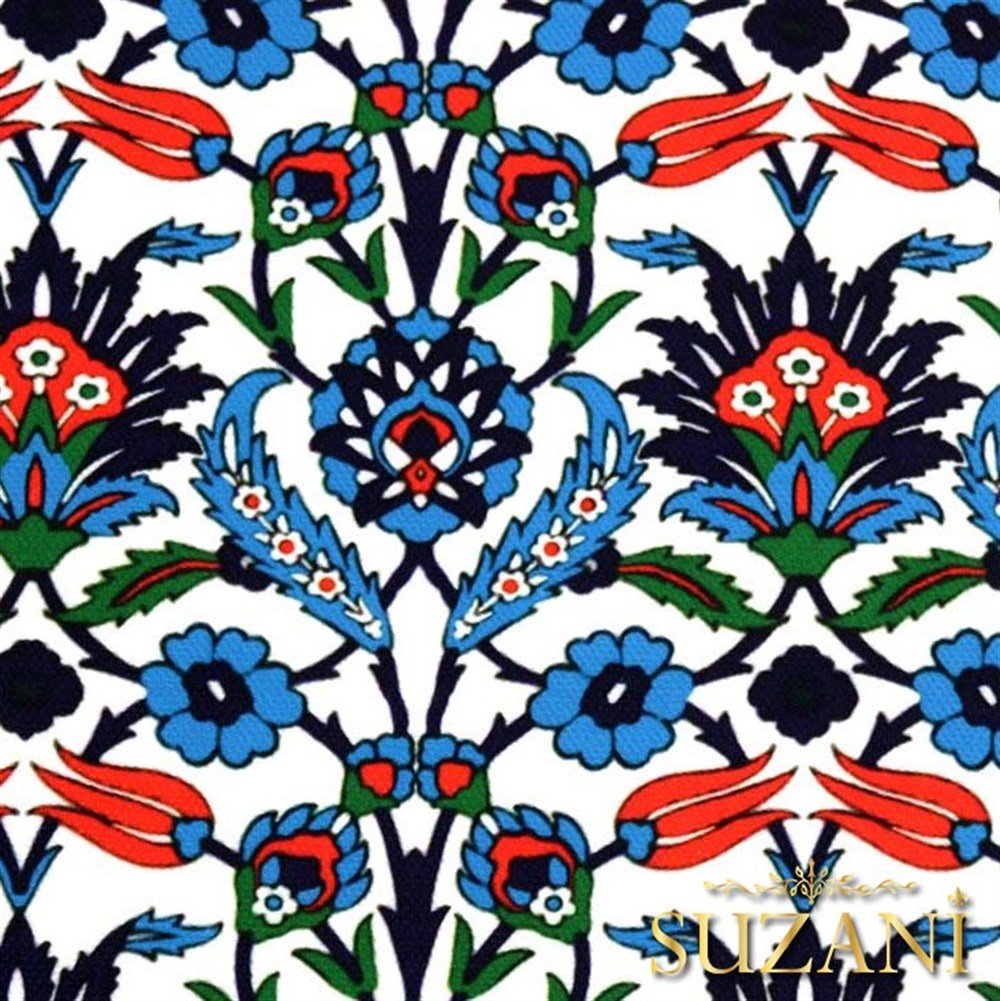 Çini - 01 Desenli Kumaş