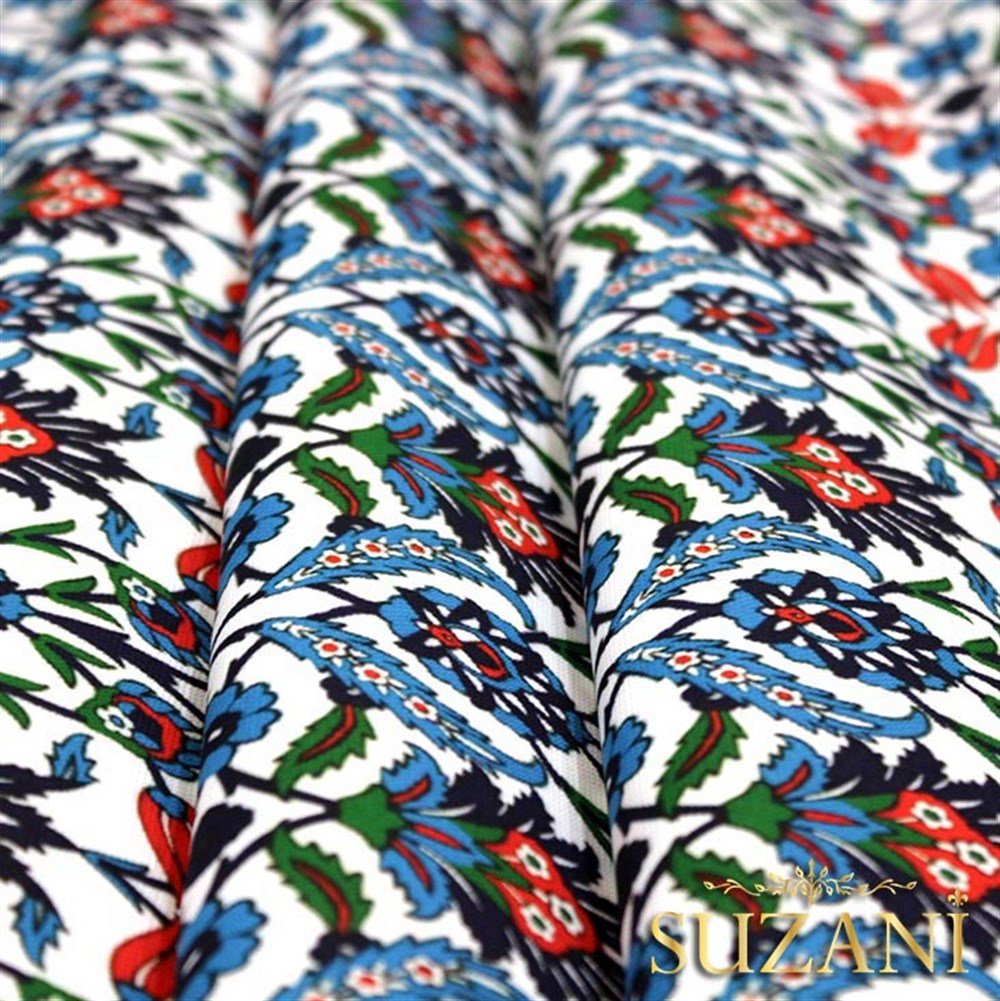 Çini - 01 Desenli Kumaş