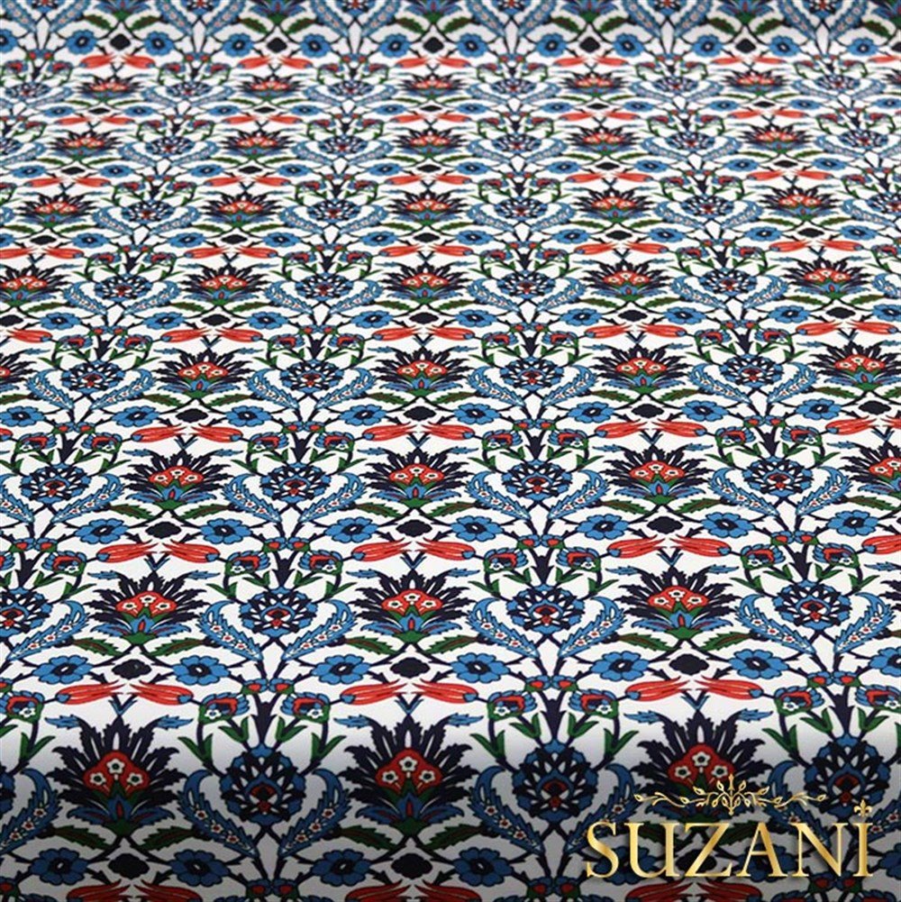 Çini - 01 Desenli Kumaş