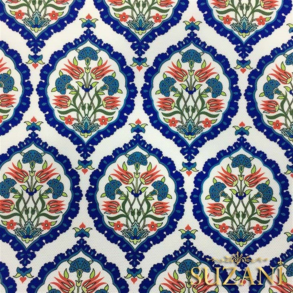 Çini - 2 Desenli Kumaş