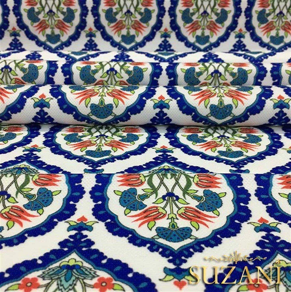 Çini - 2 Desenli Kumaş