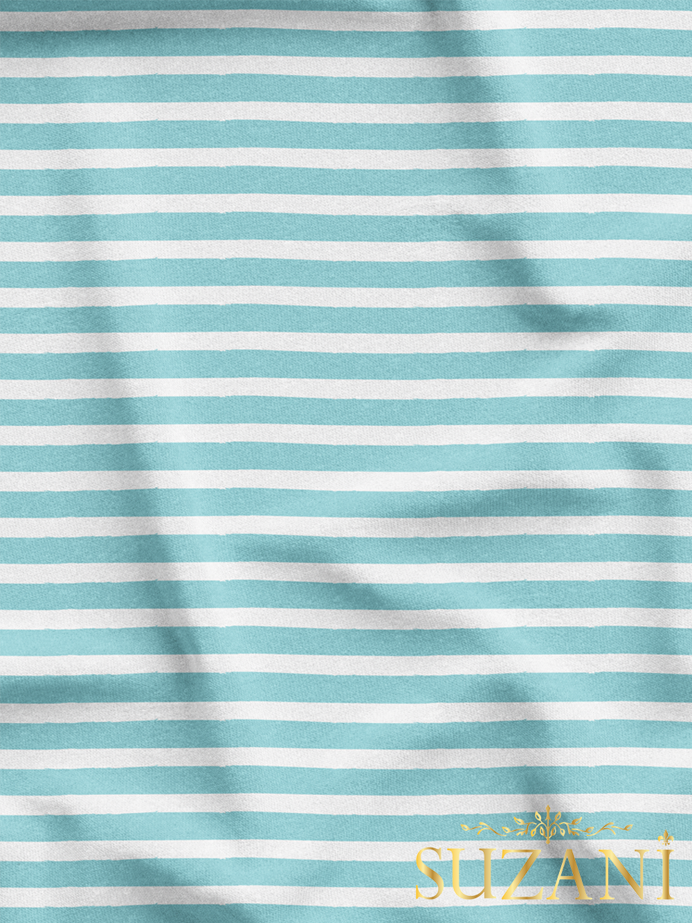 Çizgi Desenli Dijital Baskılı Kumaş