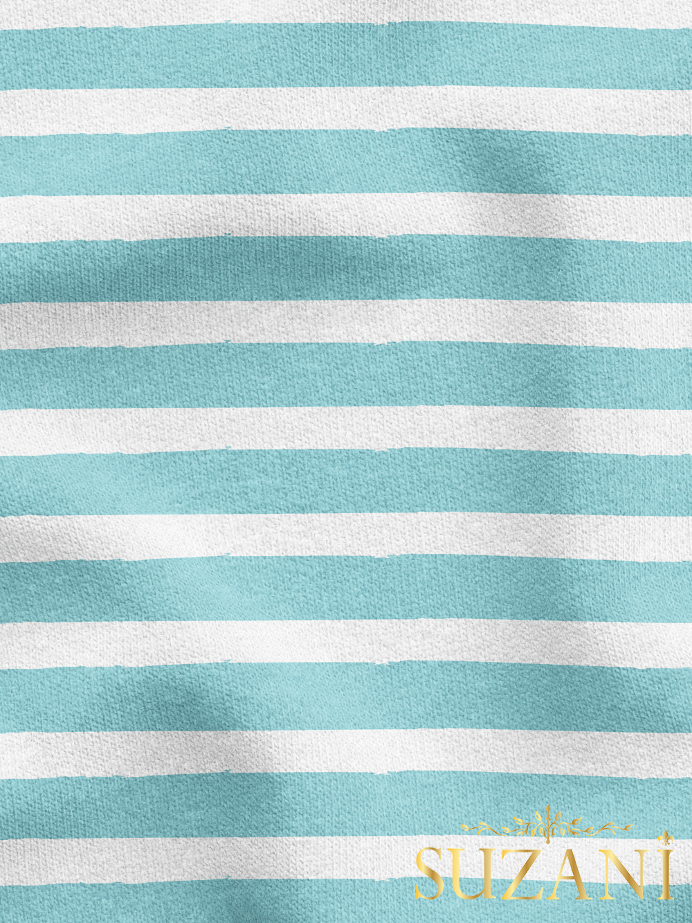 Çizgi Desenli Dijital Baskılı Kumaş