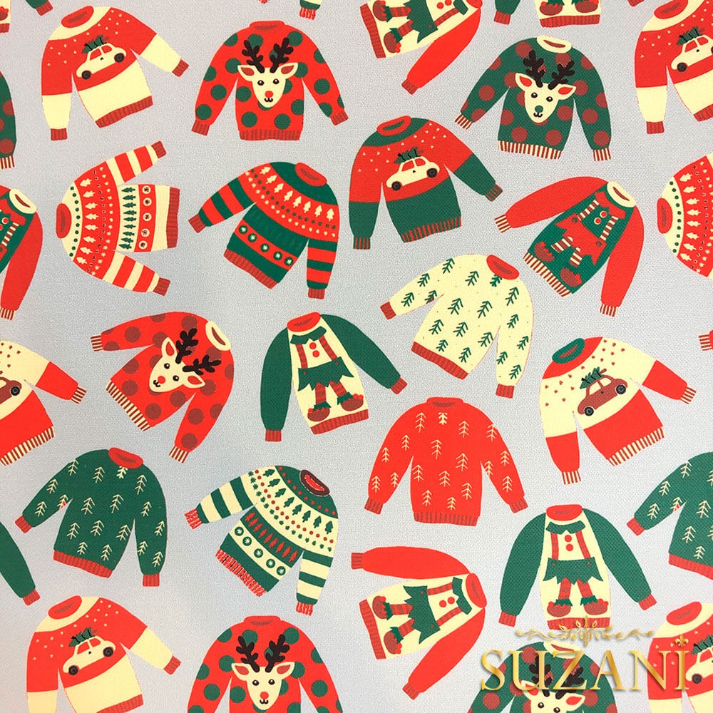 Çocuk Kazak Desenli Dijital Baskılı Kumaş