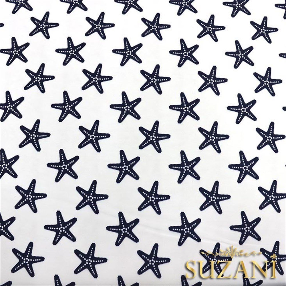 Deniz Yıldızı Desenli Kumaş