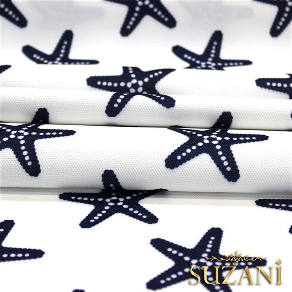 Deniz Yıldızı Desenli Kumaş