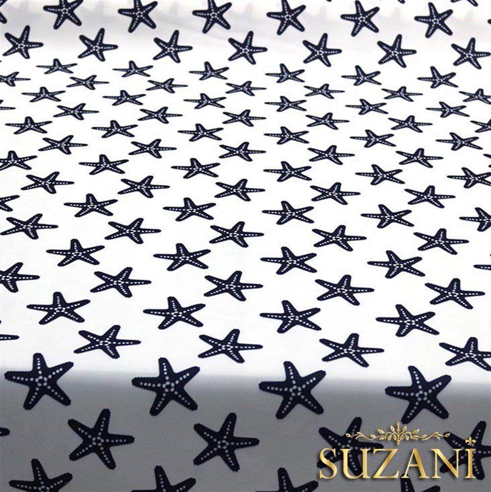 Deniz Yıldızı Desenli Kumaş