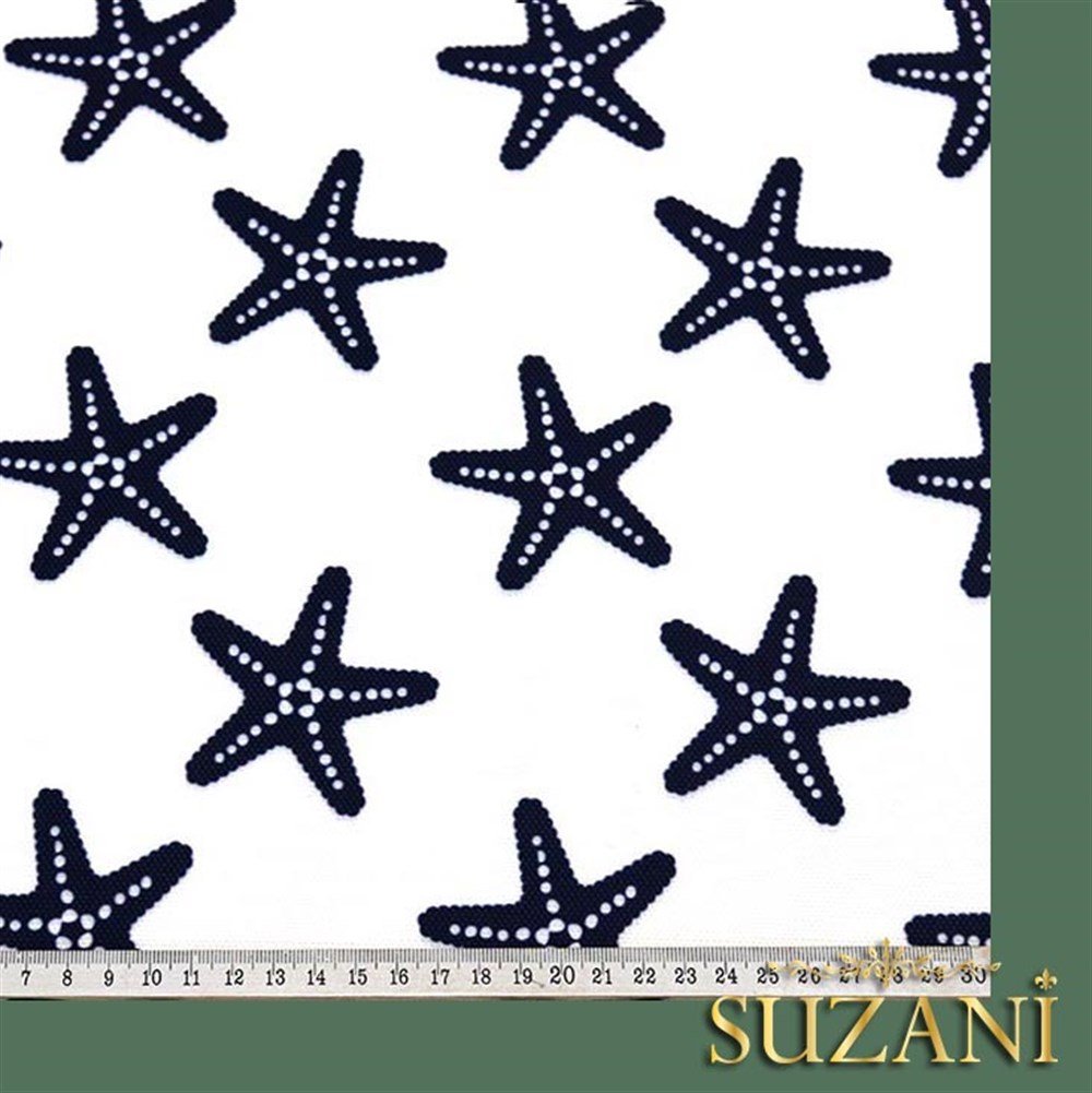 Deniz Yıldızı Desenli Kumaş