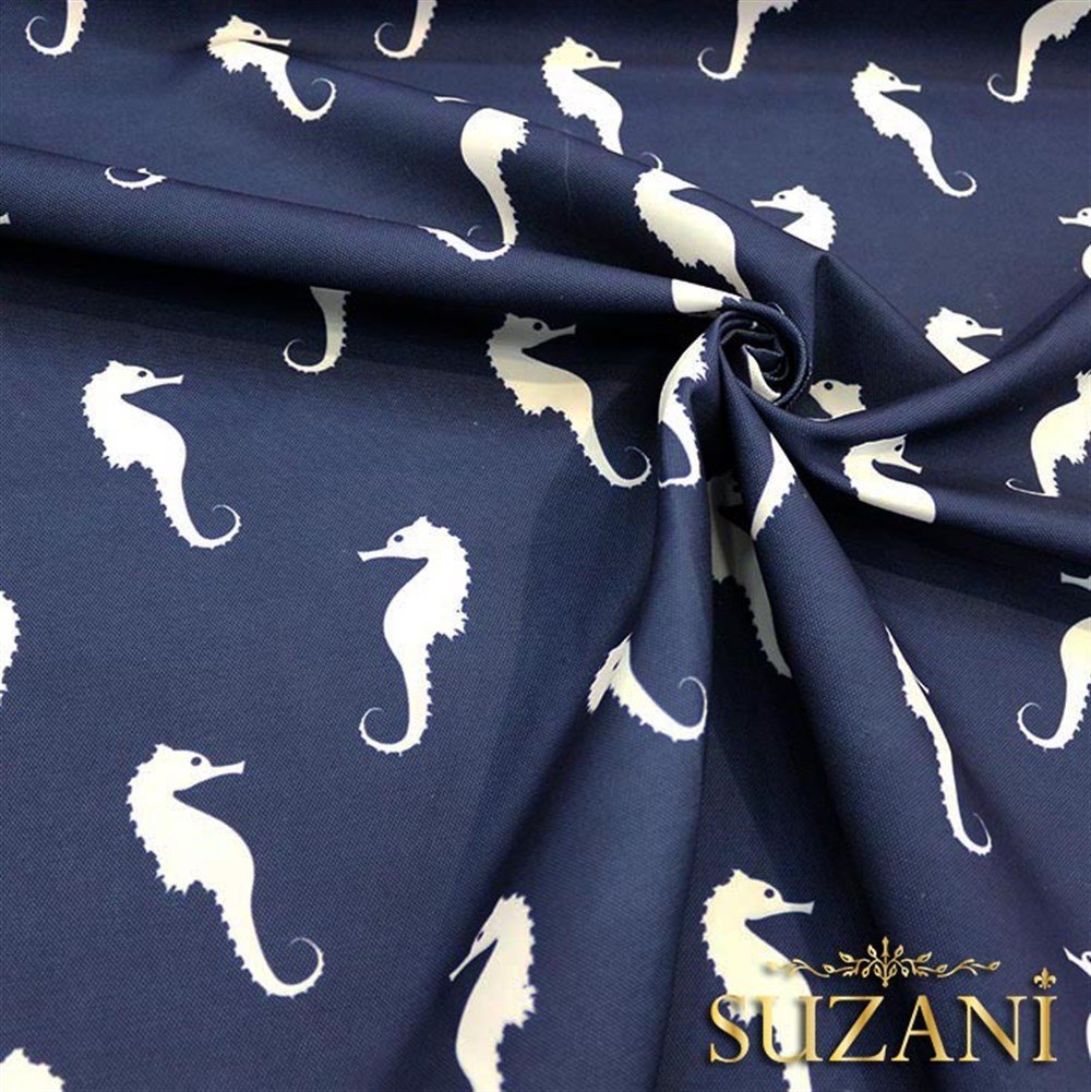 Denizatı Desenli Kumaş