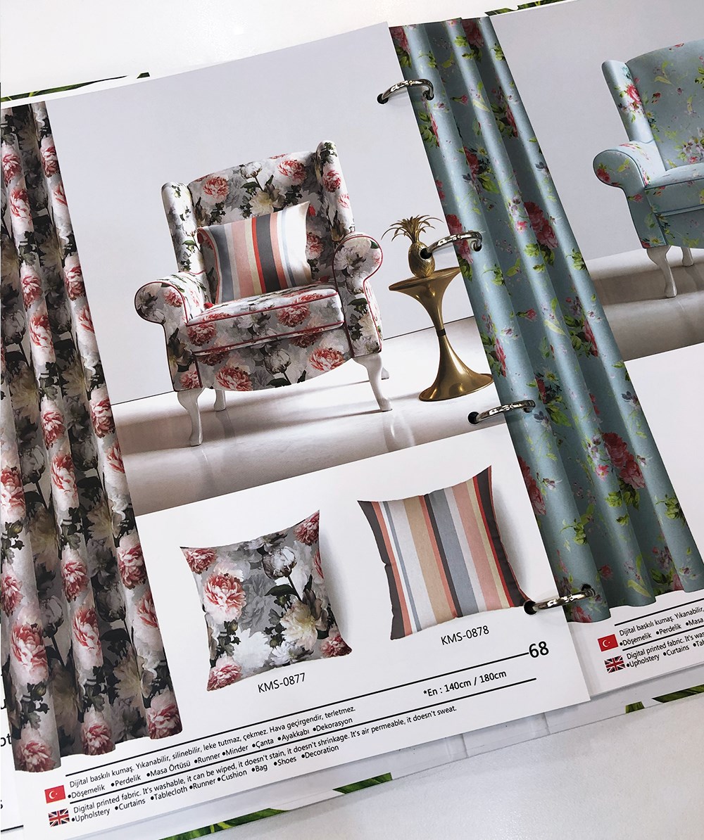 Dijital Baskılı Kumaş Kataloğu