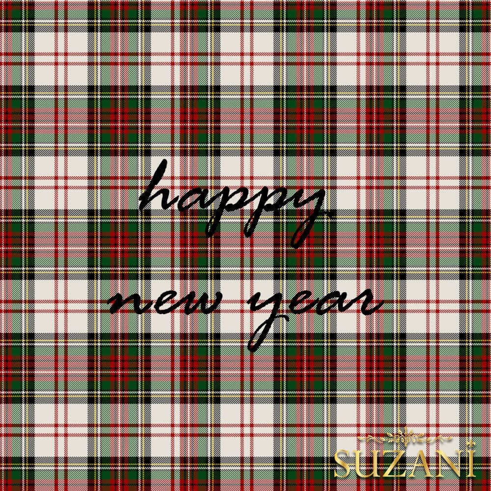 Ekose Desenli 3'lü Pano Kumaş