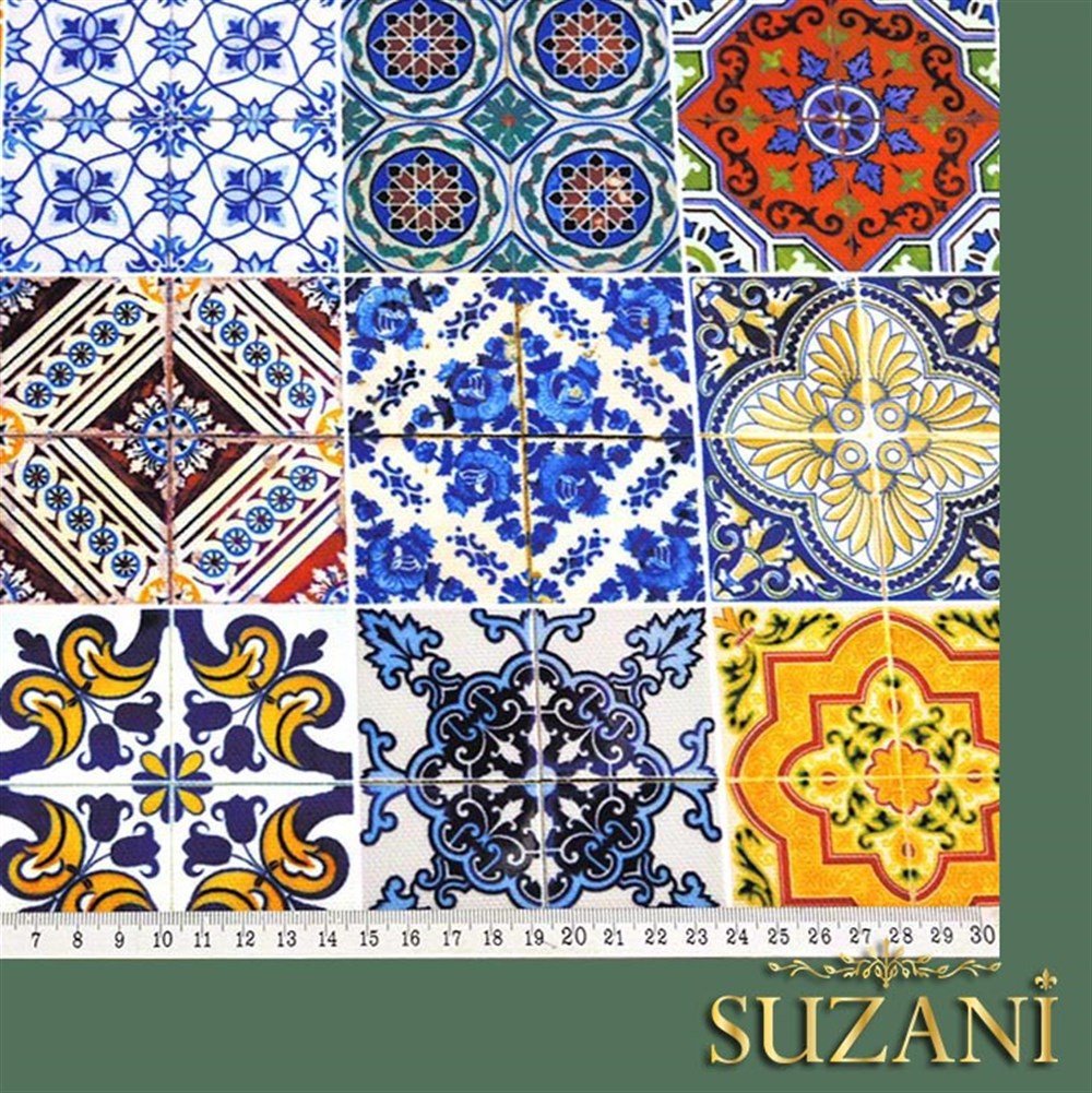 Fayans - 01 Desenli Kumaş