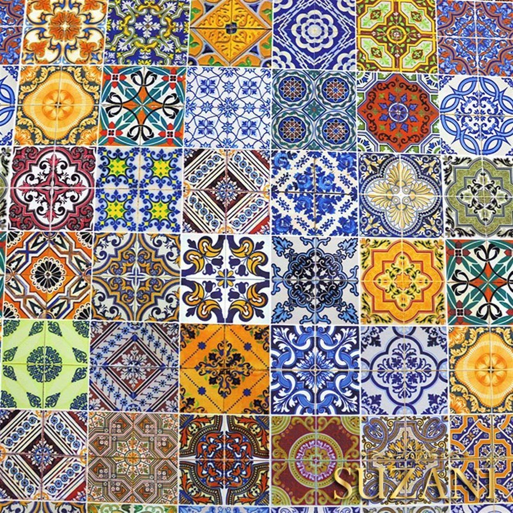 Fayans - 01 Desenli Kumaş