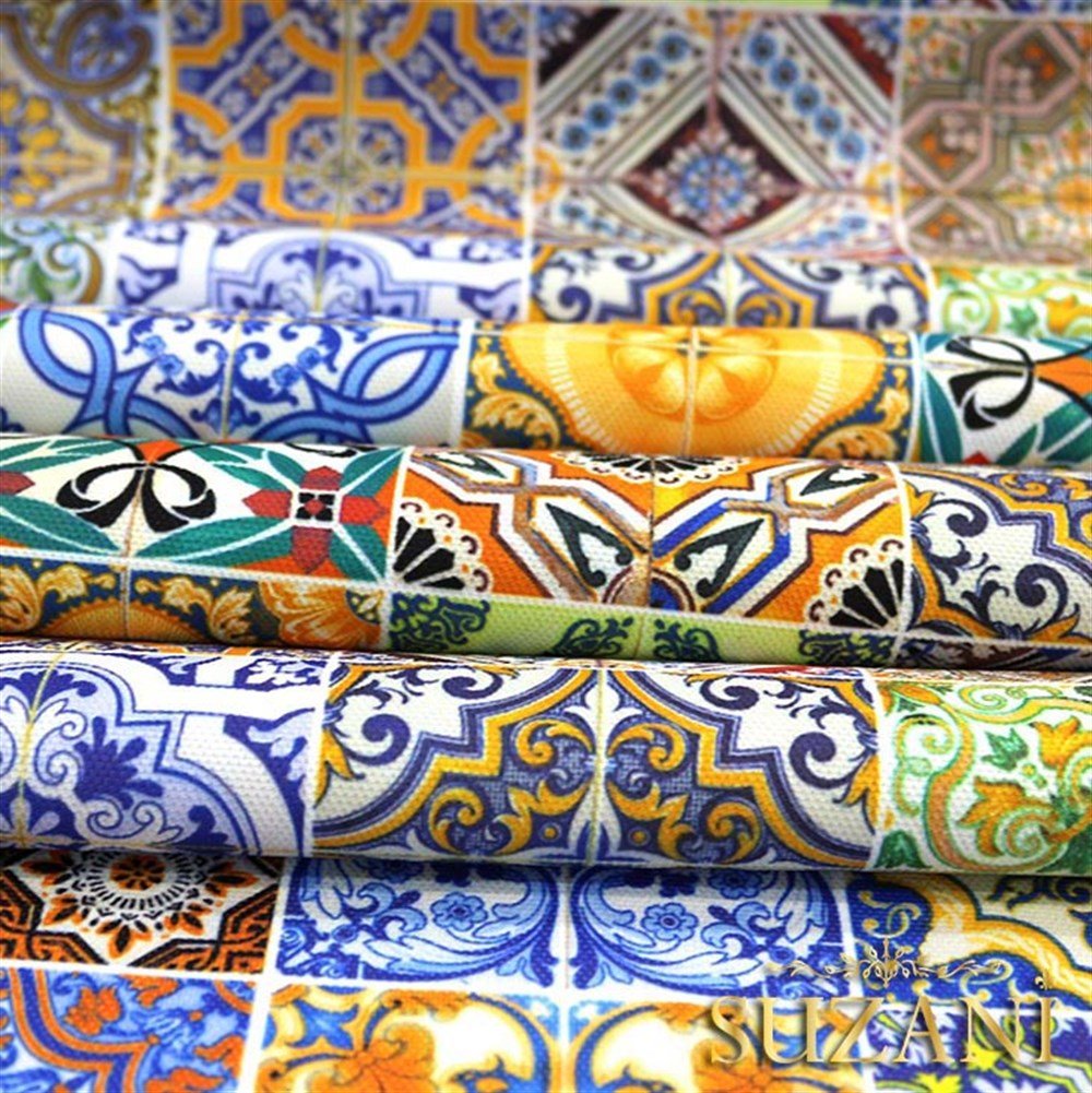 Fayans - 01 Desenli Kumaş