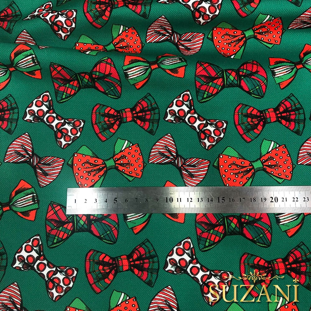 Fiyonk Desenli Dijital Baskılı Kumaş