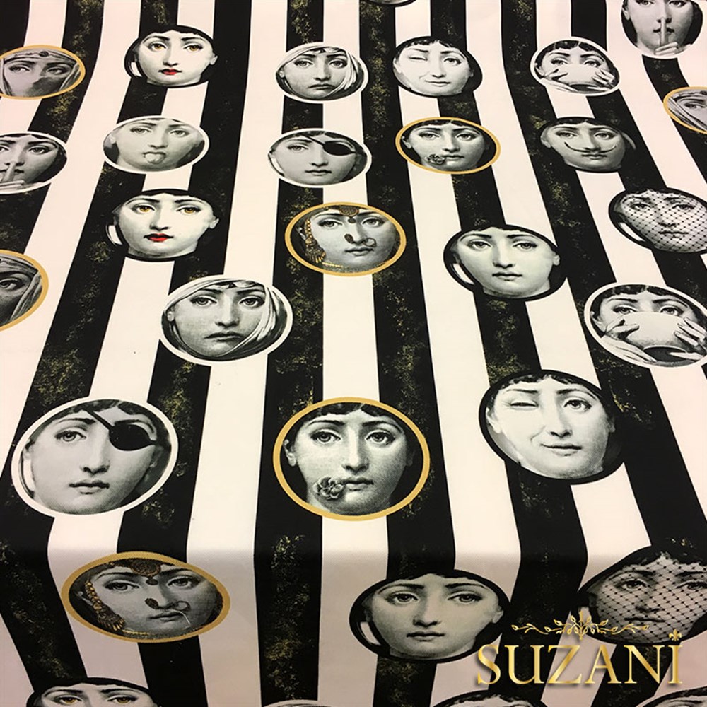 Fornasetti Çizgili Kumaş (Küçük Boy Versiyon)