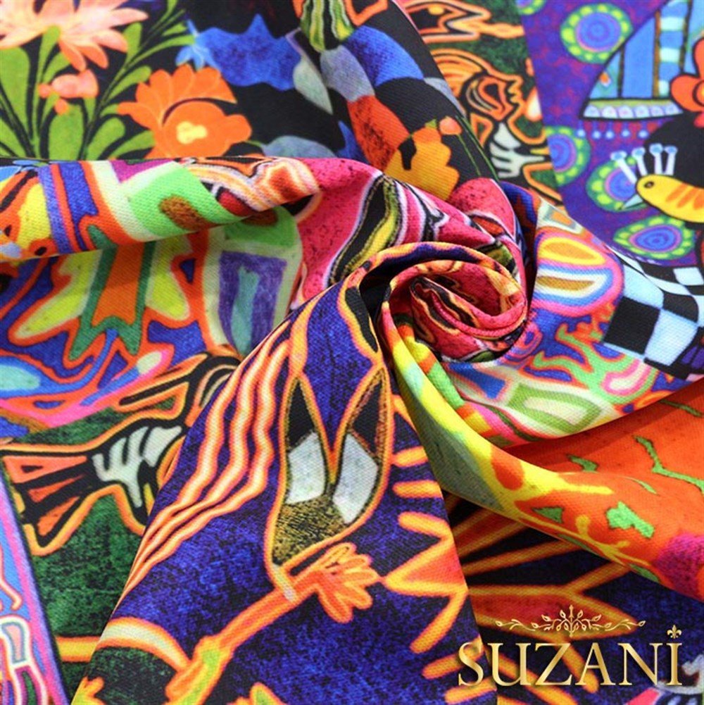 Frida-2 Desenli Kumaş