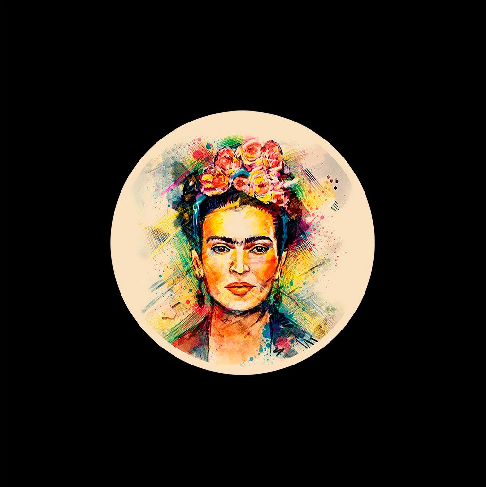 Frida Kahlo 45x45cm Pano Baskılı Kumaş