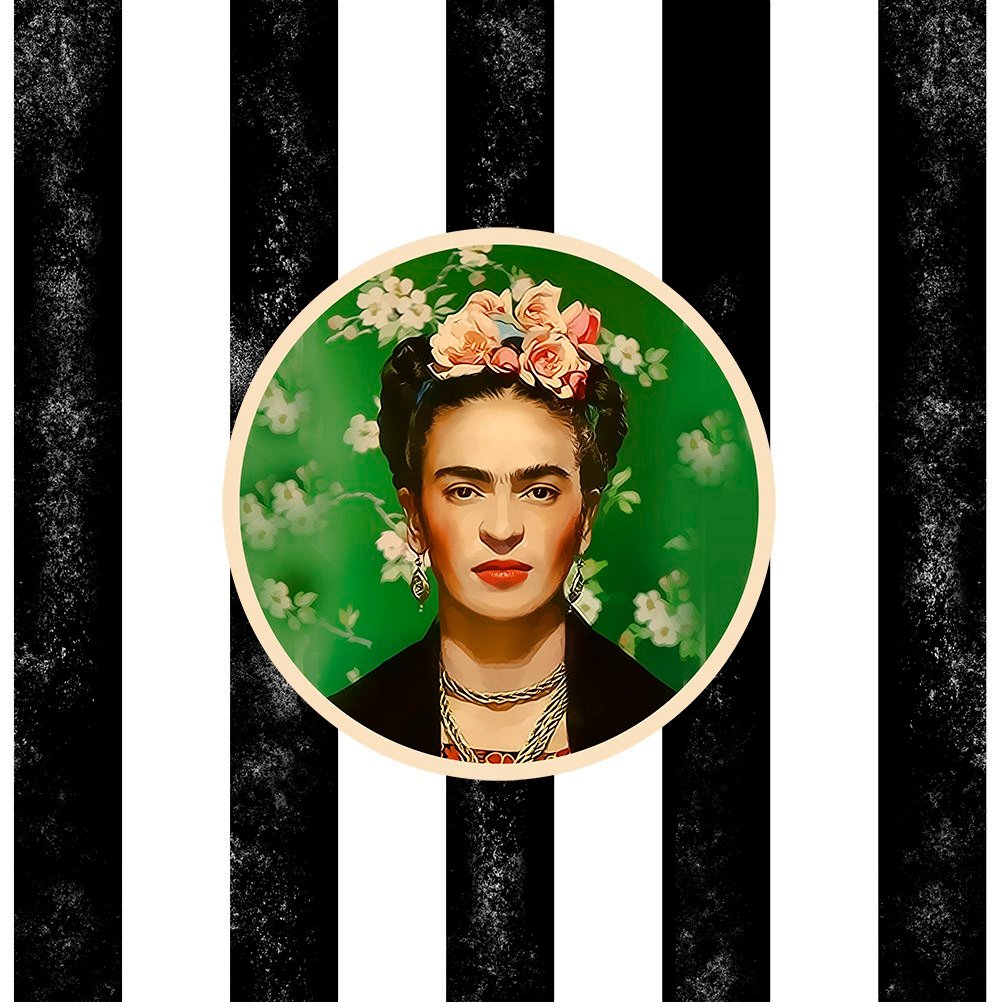 Frida Kahlo 70x70cm Pano Baskılı Kumaş
