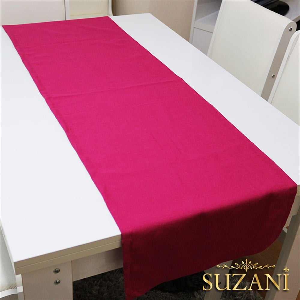 Fuşya Düz Renk Runner