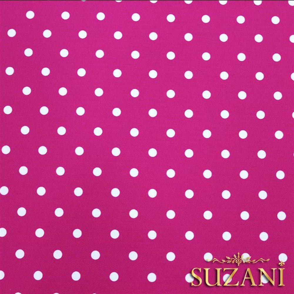 Fuşya Küçük Puanlı Kumaş