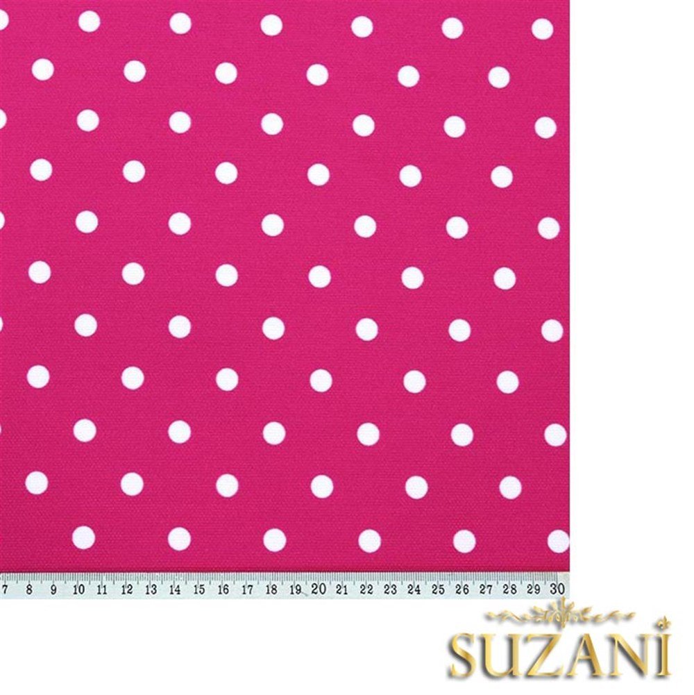 Fuşya Küçük Puanlı Kumaş