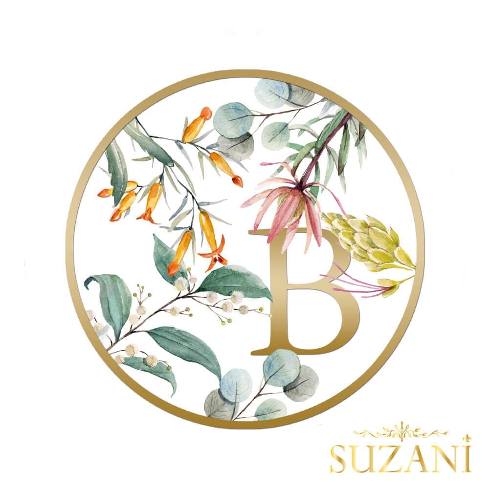 Gold Rengi Harfli Supla Kumaşı-B