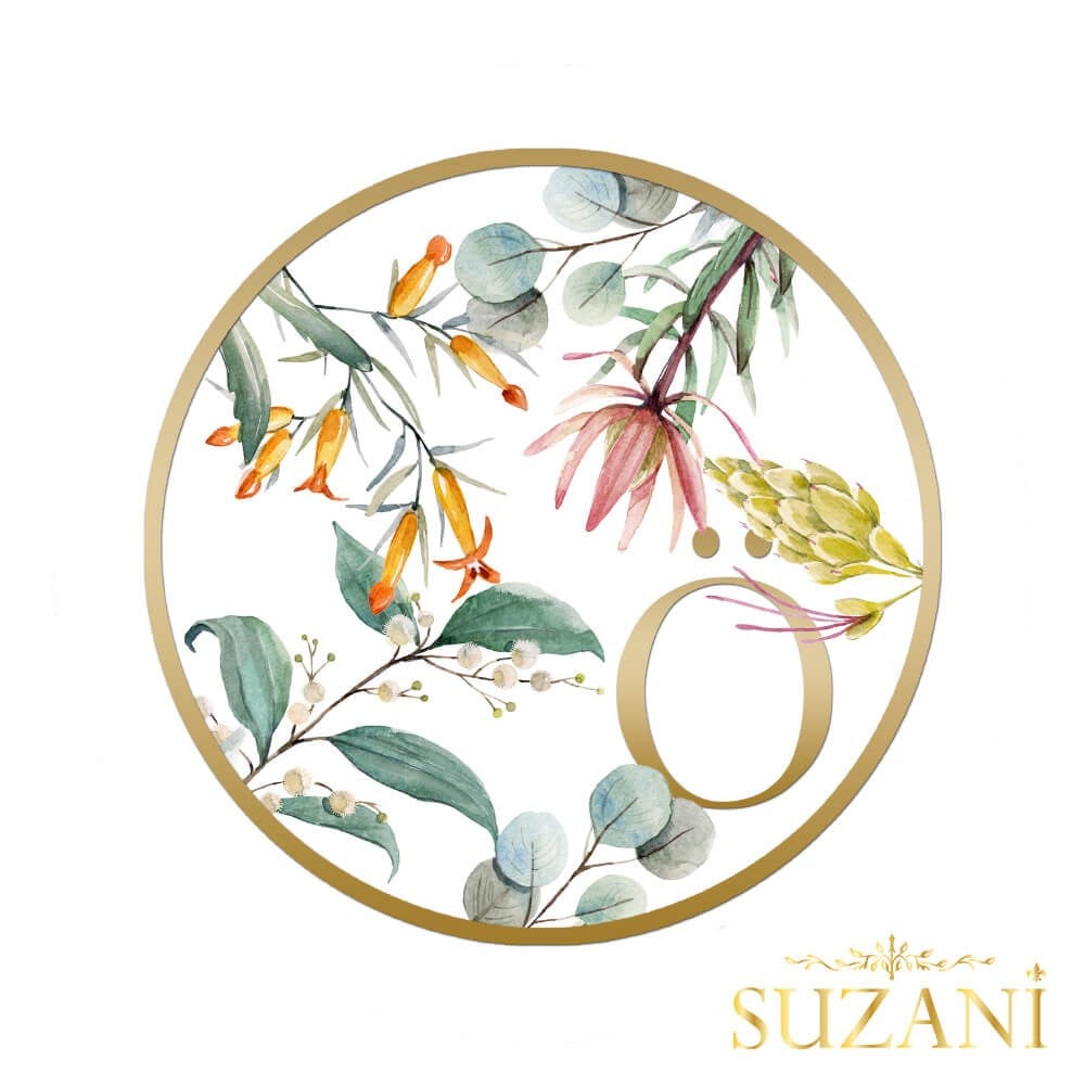 Gold Rengi Harfli Supla Kumaşı-Ö