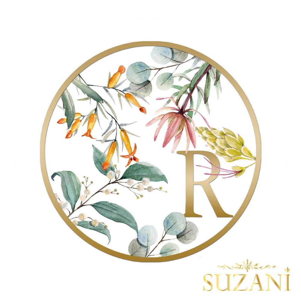 Gold Rengi Harfli Supla Kumaşı-R