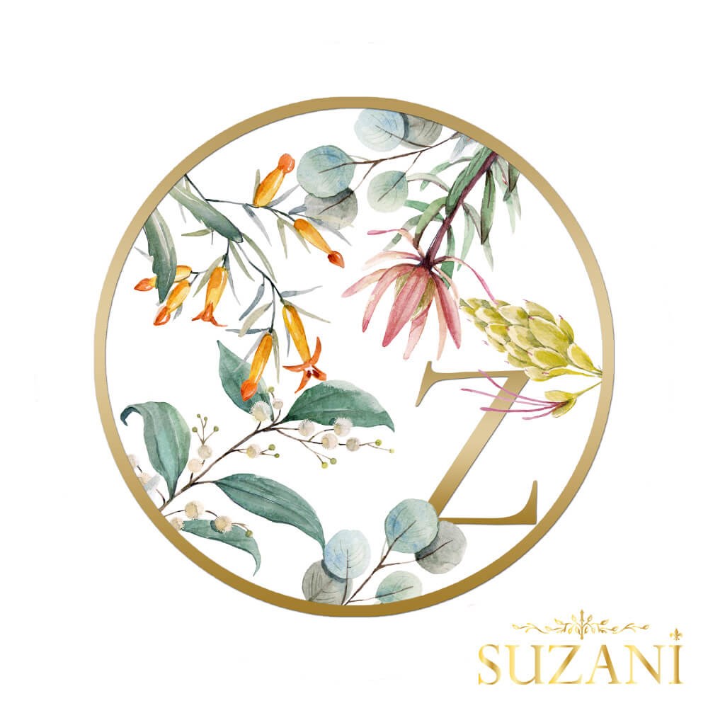 Gold Rengi Harfli Supla Kumaşı-Z