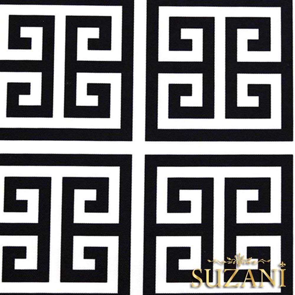 Greek Key Desenli Kumaş