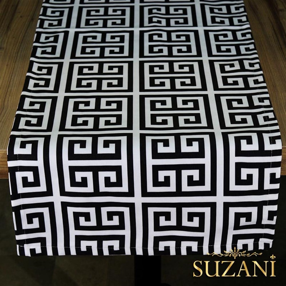 Greek Key Desenli Runner