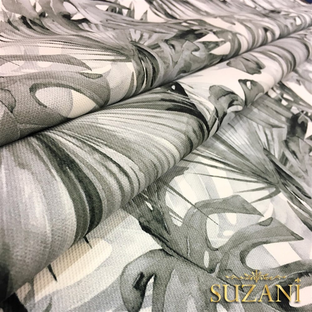 Gri Deve Tabanı Desenli Kumaş